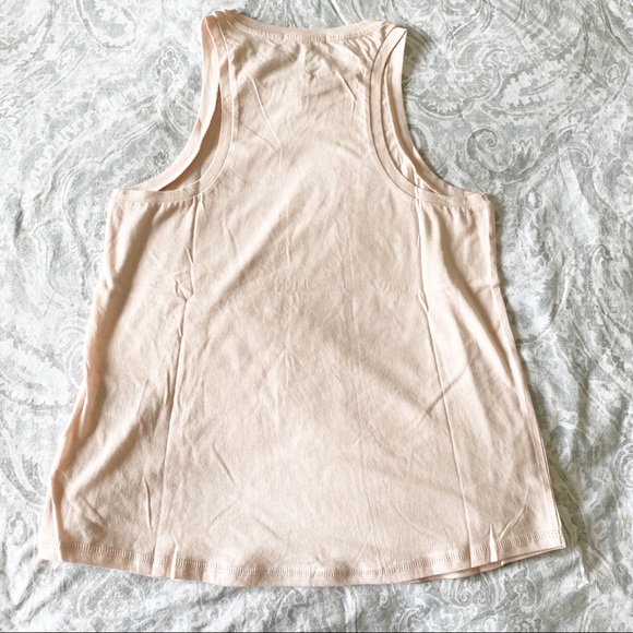 COMUNE Sunshine Tank Top Rose Water Pink NEW NWT Gold Embroidered - Picture 7 of 8